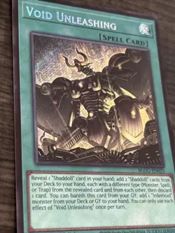 Void Unleashing Secret Rare Foil 1st Ed BLGG-EN025 Yu-Gi-Oh! - Image 2