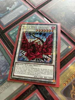 YUGIOH Quarter Century Rare Black Rose Dragon TN23-EN014 - Image 3