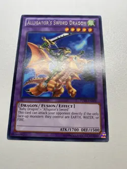 Yu-Gi-Oh! Alligator’s Sword Dragon Unlimited Rare TU08-EN008 MP - Image 1
