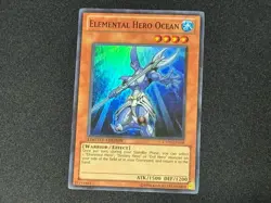 Yu-Gi-Oh! Super Rare Holo Elemental HERO Ocean CT07-EN018 Limited Edition - Image 1