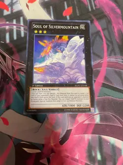 YUGIOH - SOUL OF SILVERMOUNTAIN - SUPER RARE - REDU - 1ST ED - LP - Image 1
