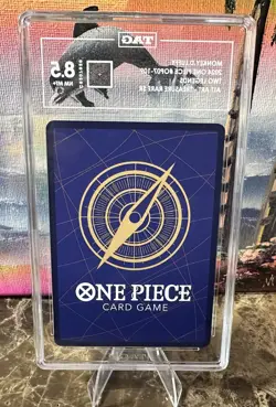Monkey D. Luffy TAG 8.5 One Piece English Card OP07-109 2024 Treasure Rare - Image 2