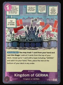 Kingdom of GERMA (OP06-079) (Textured Foil) - (PRB-01) - One Piece - Image 1