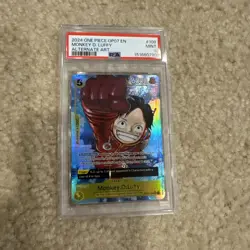2024 One Piece Monkey D. Luffy Alternate Art PSA 10 Op-07 109 - Image 1