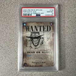 Portgas.D.Ace (119) (Wanted Poster) OP13-119 Carrying On His Will Foil - PSA 10 - Image 1