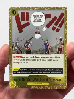 Foil You're the One Who Should Disappear OP06-115 Foil Rare Wings of the Captain - Image 1