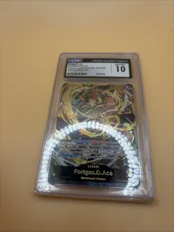 One Piece TCG Portgas D Ace Cgc 10 St13-002 Premium Leader Collection - Image 3