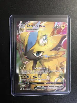 Pokemon TCG Zeraora VMAX Crown Zenith: Galarian Gallery GG42/GG70 Regular Ultra - Image 1