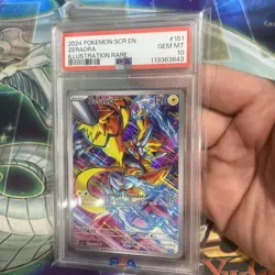 Zeraora Stellar Crown 151/142 Illustration Rare Pokemon TCG PSA 10 - Image 2