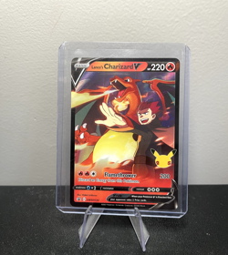 Lance's Charizard V SWSH133 Pokemon Celebrations 25th Anniversary Promo NM - Image 1
