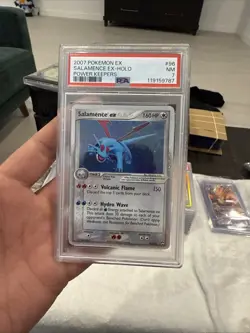 2007 Pokemon EX Salamence EX-HOLO Power Keepers 96/108 PSA 7 - Image 5