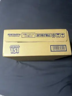 Pokemon Japanese 151 SEALED CASE x12 Booster Box Scarlet & Violet US SELLER - Image 2