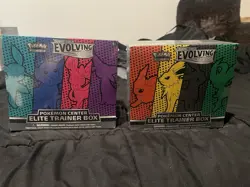 Pokemon TCG Evolving Skies Pokemon Center PKC Elite Trainer Box ETB - Pair New - Image 1