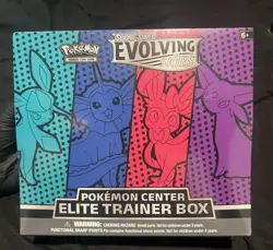Pokemon TCG Evolving Skies Pokemon Center PKC Elite Trainer Box ETB - Pair New - Image 2