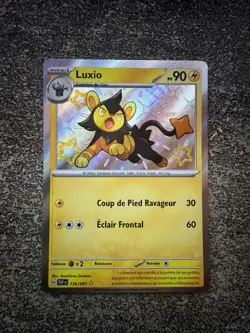 LUXIO SHINY - POKEMON 136/091 EV4.5 PAF DESTINEES DE PALDEA NEUF FR - Image 1