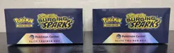 2x Pokemon TCG: Surging Sparks Pokemon Center Elite Trainer Box ETB - SEALED - Image 2