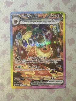 Flareon EX - 146/131 - Pokemon TCG - SV Prismatic Evolutions - SIR - Near Mint - Image 1