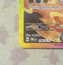 Flareon EX - 146/131 - Pokemon TCG - SV Prismatic Evolutions - SIR - Near Mint - Image 5