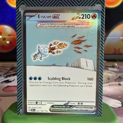 Eiscue ex 222/197 Special Illustration Rare Sv03: Obsidian Flames Pokemon TCG - Image 1
