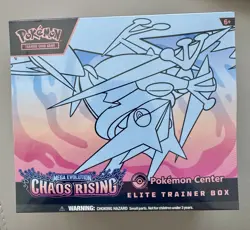 💎Pokemon TCG Chaos Rising Pokemon Center ETB Elite Trainer Box BRAND NEW SEALED - Image 1