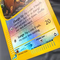HP+ Reverse Holo Eevee 75 Aquapolis Pokemon 2003 Midori Harada - Image 4