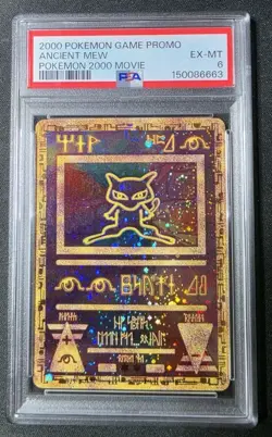 Pokemon - Ancient Mew Holo - Pokemon 2000 Movie - PSA 6 - Image 1