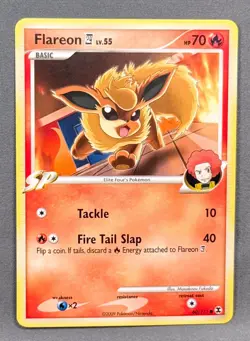 LP Flareon E4 60/111 Rising Rivals Pokemon Masakazu Fukuda 2009 - Image 1