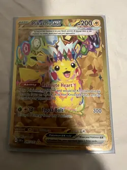 Pikachu ex 247/191 Surging Sparks Pokemon TCG Holo Hyper Rare NM - Image 3