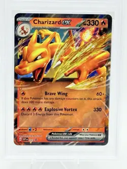 2024 POKEMON SVP EN-SV BLACK STAR PROMO #161 CHARIZARD EX PSA 9 - Image 2