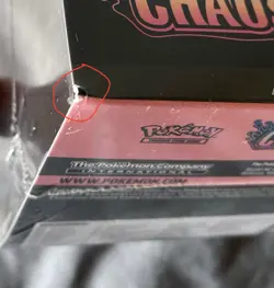 Pokemon Chaos Rising Pokemon Center ETB Elite Trainer Box (Small Holes and Dent) - Image 3