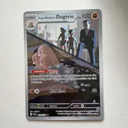 Pokemon TCG Team Rocket's Dugtrio 239/217 Ascended Heroes Illustration Rare - Image 2