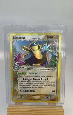 Pokemon TCG Delta Species Blastoise Holo Rare 2/100 Near Mint - Image 1