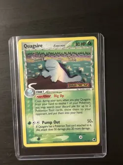 Quagsire - Reverse Holo #21 Dragon Frontiers Pokemon TCG LP - Image 1