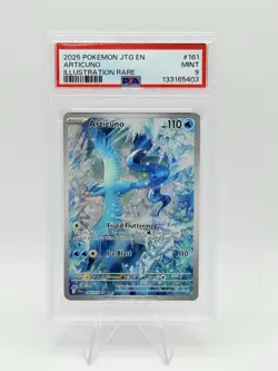 Pokemon Journey Together ARTICUNO 161/159 Illustration Rare PSA 9 - Image 1