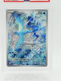 Pokemon Journey Together ARTICUNO 161/159 Illustration Rare PSA 9 - Image 2