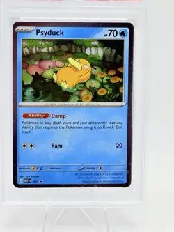 2025 POKEMON MEP EN-MEG 3-PACK BLISTER PROMO W/ SWIRL 🔥#007 PSYDUCK PSA 9 - Image 2