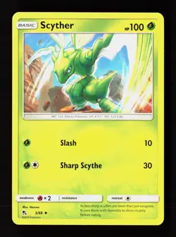 Scyther 5/68 Uncommon Hidden Fates Pokemon Near Mint - Image 1