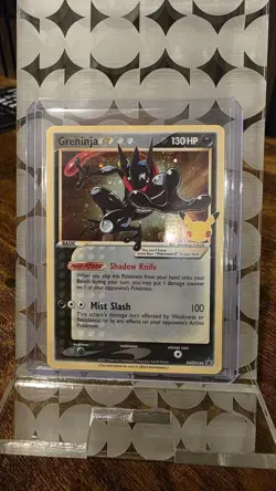 Pokemon TCG Greninja Gold Star SWSH144 25th Celebrations Promo NM Condition - FS - Image 1