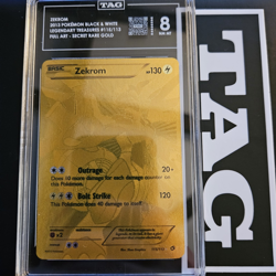 TAG 8 Zekrom 115/113 Legendary Treasures 2013 Full Art Secret Rare Holo EN - Image 1