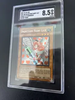 SGC GRADED 8.5 Yu-Gi-Oh! TCG Injection Fairy Lily Legacy of Darkness LOD-100 - Image 3