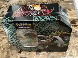 POKEMON TCG: Scarlet & Violet - Paldean Fates Tin with Shiny Great Tusk EX - Image 1