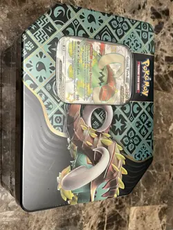 POKEMON TCG: Scarlet & Violet - Paldean Fates Tin with Shiny Great Tusk EX - Image 2