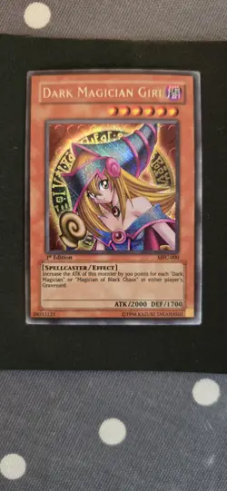 Yu-Gi-Oh! TCG Dark Magician Girl MFC-000 Old Asia Secret Rare 1st Edition Holo - Image 2
