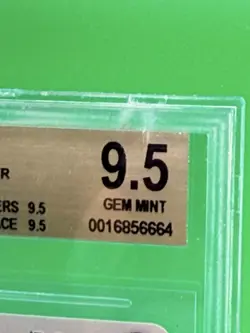 2024 One Piece OP06 En Nami Treasure Rare #007 Beckett 9.5 Gem Mint - Image 2