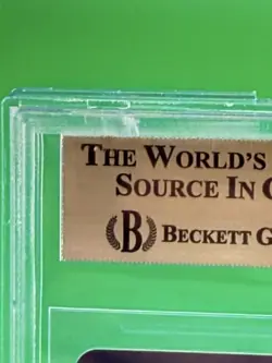 2024 One Piece OP06 En Nami Treasure Rare #007 Beckett 9.5 Gem Mint - Image 3