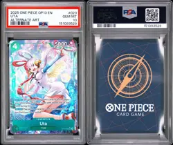 2025 One Piece Uta Alternate Art OP13-023 Carrying On His Will PSA 10 - Image 3