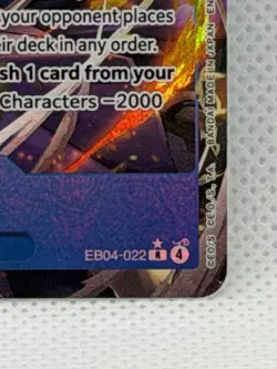 Issho EB04-022 Rare Alternate Art Holo - Azure Sea's Seven NM One Piece TCG - Image 4
