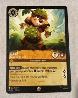 Dale Ready For His Shot Legendary 22/204 Non Holo Disney Lorcana Wilds Unknown - Image 1