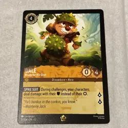 Dale Ready For His Shot Legendary 22/204 Non Holo Disney Lorcana Wilds Unknown - Image 2