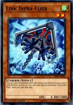 Link Infra-Flier CIBR-EN003 Yu-Gi-Oh! Card Light Play 1st Edition - Image 1